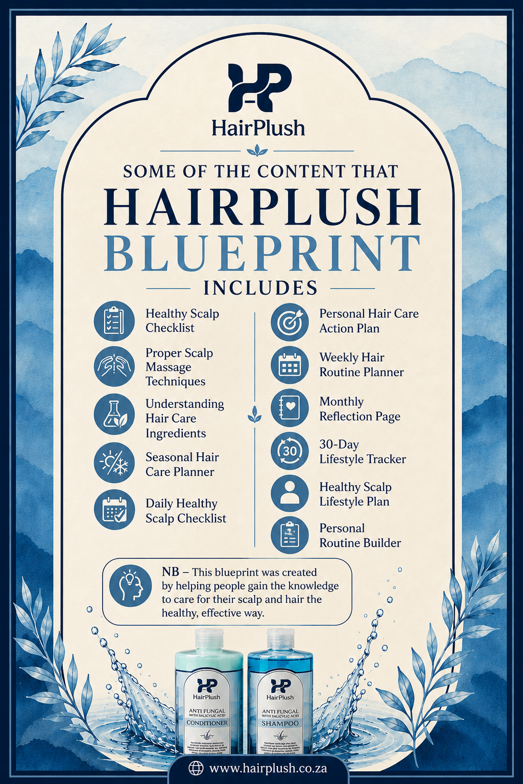 HairPlush Heathy Scalp Blueprint (R199 or FREE with every scalp rescue duo)